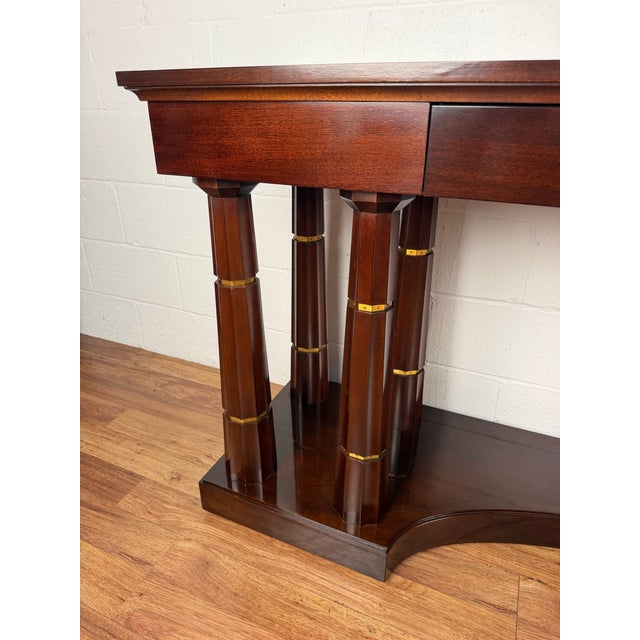 Brown Baker Furniture for Thomas Pheasant Collection Column Console Sideboard For Sale - Image 8 of 10