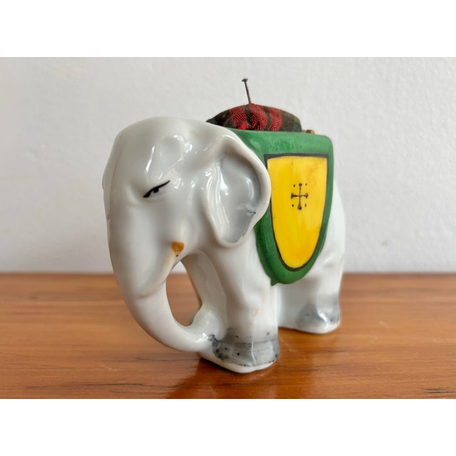 Antique Circus Elephant Pin Cushion For Sale - Image 4 of 9