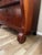 Antique 19th Century Empire Mahogany Butler's Desk With Cylinder Front and Scroll Feet For Sale - Image 4 of 5