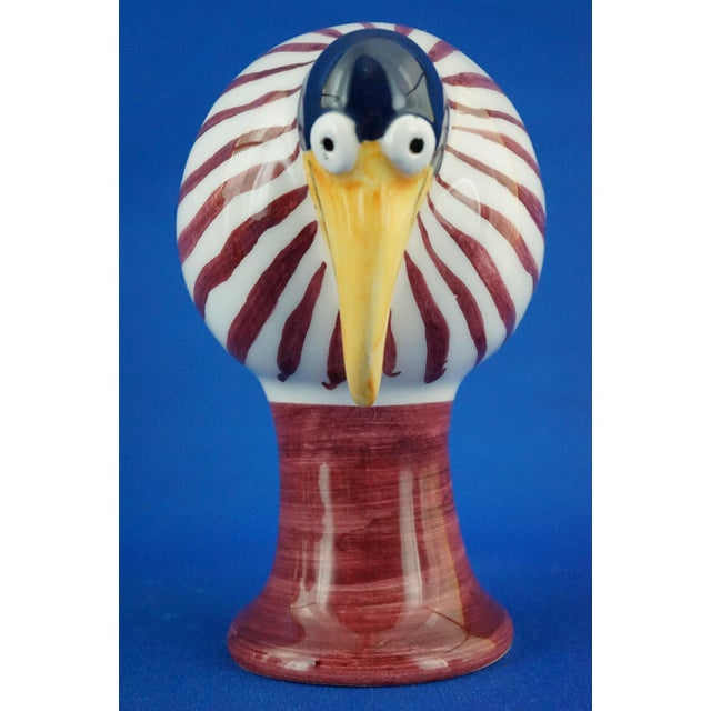 Art Deco Ceramic Pelicans or Toucans, 20th Century, Set of 2 For Sale - Image 12 of 18