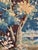 Textile Early 18th Century French Aubusson Verdure Landscape and Royal Crown For Sale - Image 7 of 18