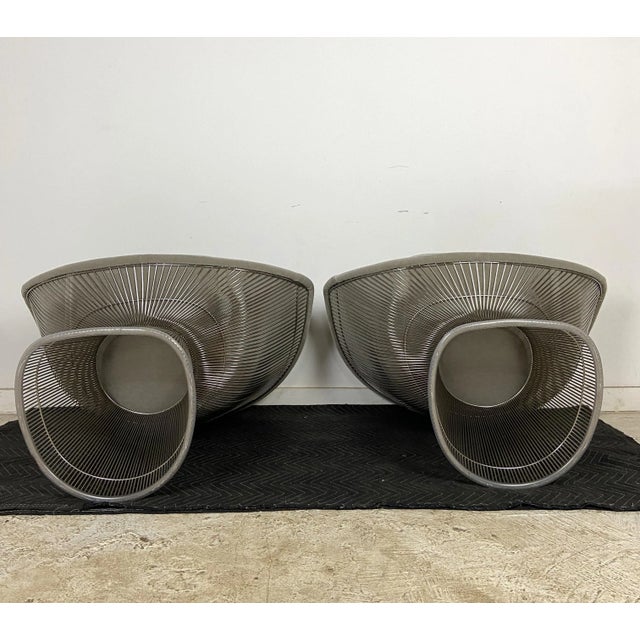 Knoll Platner Mohair Lounge Chairs - Set of 2 For Sale - Image 10 of 10
