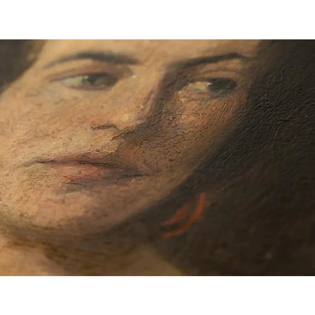 1920s Anton Müller-Wischin, Sitta, 20th-Century, Oil on Canvas, Framed For Sale - Image 5 of 11