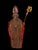 Spanish Baroque Artist, Carved Statue of Saint Bishop, Traditionally Saint Rupert, 1750, Wood For Sale - Image 4 of 10