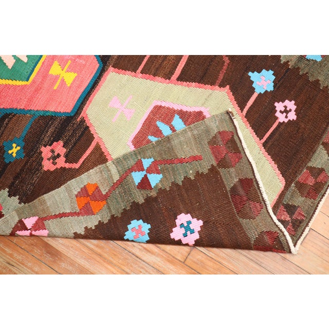 Late 20th Century Turkish Kilim Runner For Sale In New York - Image 6 of 18