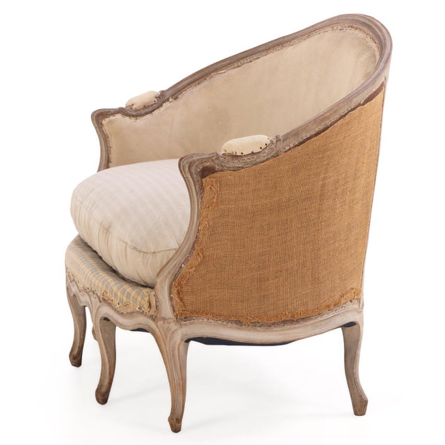 French Louis XV Style Painted Six-Leg Settee, Late 19th C For Sale - Image 4 of 8