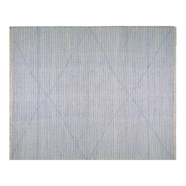 New Moroccan Zanafi Hand Knotted Wool Rug, 13x15 For Sale