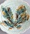 19th Century Swedish Rörstrand Majolica Turquoise Chestnut Leaf Plate For Sale - Image 4 of 7
