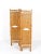 1960s French Riviera Rattan and Bamboo 3-Panel Folding Screen, Italy, 1960 For Sale - Image 5 of 12