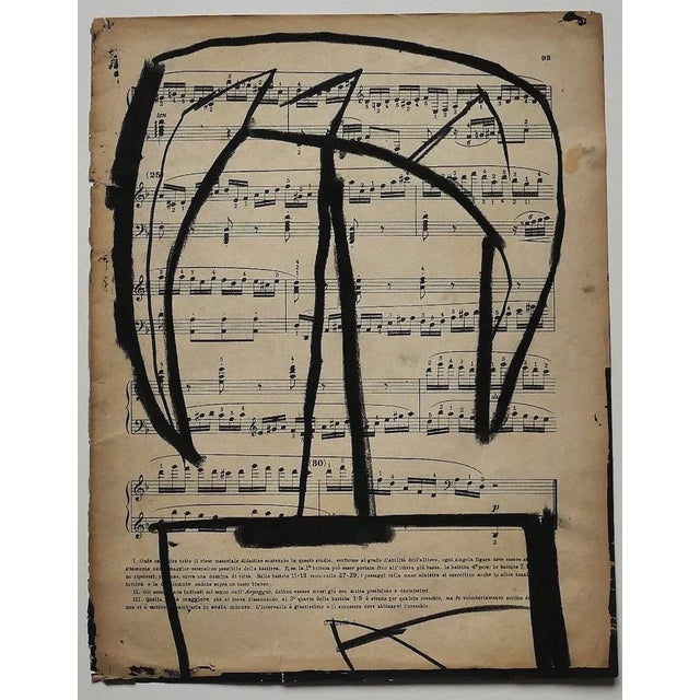 Musical Notes Mixed Media by Tommaso Cascella, 2009 For Sale - Image 3 of 3