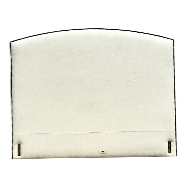 Vintage Boho Lee Industries King Upholstered Headboard For Sale