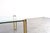 Hollywood Regency Brass and Glass Coffee Table by Peter Ghyczy, 1970s For Sale - Image 6 of 9