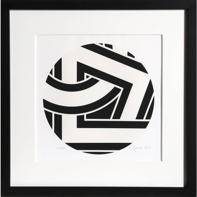 Abstract Pierre Clerk, Block Island, Screenprint For Sale - Image 3 of 3