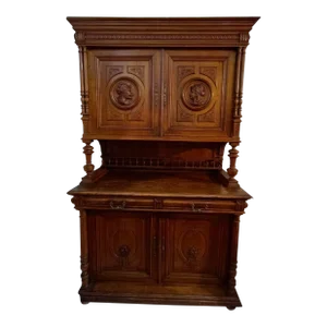 19th Century French Walnut Buffet