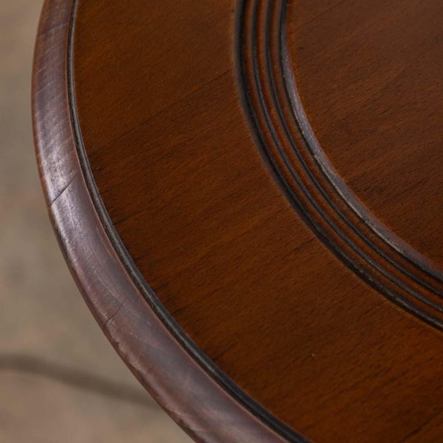 1940s French Carved Wood Floor Lamp and Table by Charles Dudouyt For Sale - Image 14 of 16