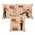 Set of Bellboy Tapestry Cushions With Feather Filler - 46x46cm For Sale