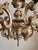 Vintage Louis XV Silvered Hand-Painted Carved Wood Eight-Arm Chandelier with Floral Motifs, Italy, 1920s For Sale - Image 14 of 18