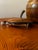 1960s Mid-Century Modern Solid Walnut Apple Ice Bucket With Silverplate Claw Tongs For Sale - Image 4 of 13