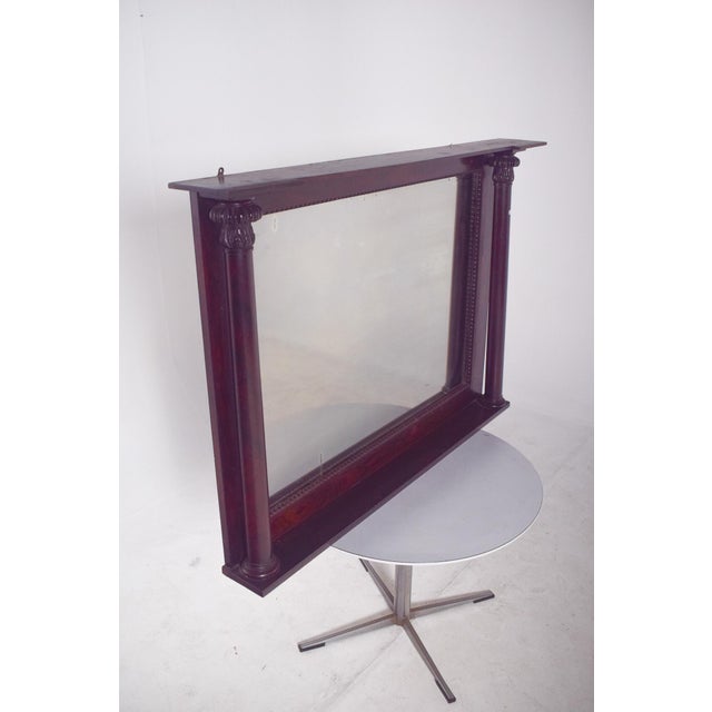 Empire Rectangular Mirror in Rosewood, 19th Century For Sale - Image 6 of 10