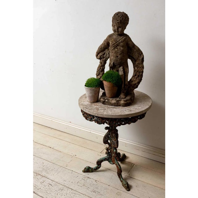 19th Century Stone Garden Angel For Sale - Image 3 of 7