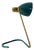 Green Metal Desk Lamp by Robert Caillat, 1950 For Sale