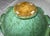 Large Antique Handmade North Carolina Us Green Glaze Centerpiece Pottery Bowl For Sale - Image 11 of 14