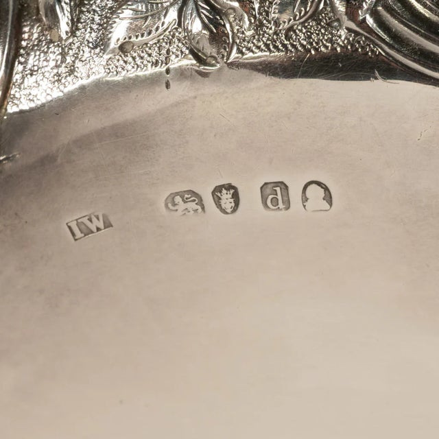 Antique George III Sterling Silver Rococo Teapot London John Wakefield 1819 For Sale - Image 17 of 17