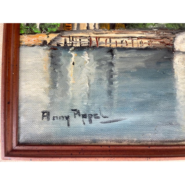 The note in Romanian taped to the back of this original oil painting tells the story. The painting depicts the Nibelungen...