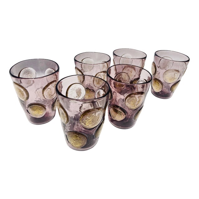 Tequila Murano Glasses by Mariana Iskra for Ribes Studio, 2004, Set of 6 For Sale