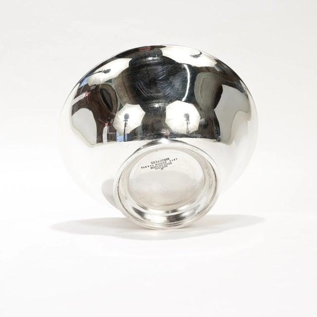 Antique Art Deco Tiffany & Co. Sterling Silver Engraved Bowl For Sale - Image 13 of 13