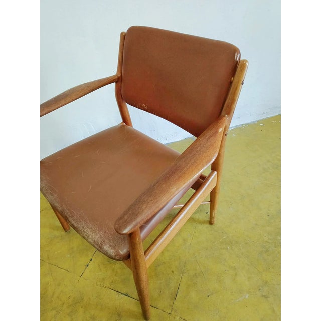 1950s Danish Teak Armchair attributed to Arne Vodder, 1950s For Sale - Image 5 of 6