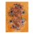 Brilliant Yellow Goldenrod Color With Lovely Flower Design Antique Chinese Art Deco Rug For Sale