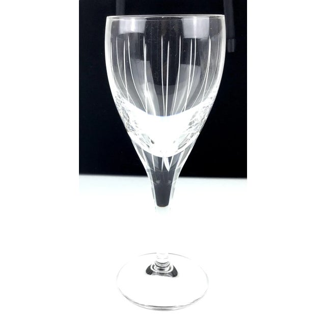 1980s 1980s Italian Crystal Wine Glasses - Set of 4 For Sale - Image 5 of 12