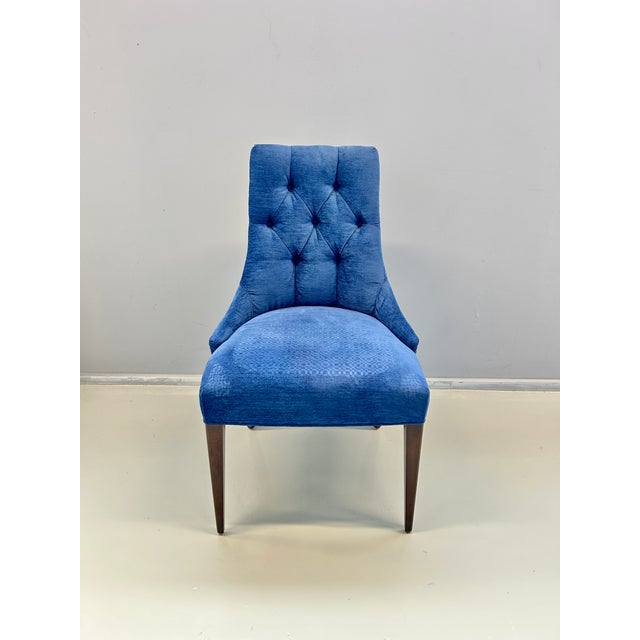 Blue Upholstered Chair from Baker, 2010s For Sale - Image 3 of 11