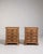 Pair of Oak Chests of Drawers with Brass Hardware, Antique, France, Early 20th Century For Sale - Image 4 of 16
