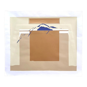 Barbara Beck 1969 Mid-Century Screen Print on Paper - Unframed