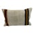 Turkish Hemp Pillow Cushion Natural Beige Rust Pillow Cushion Cover 16" x 24" For Sale