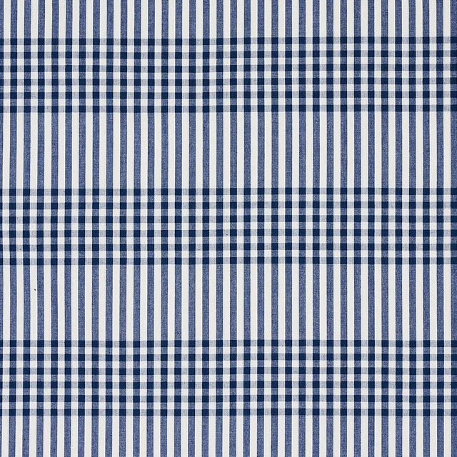 Not Yet Made - Made To Order Sample - Schumacher Bergen Plaid Fabric in Navy For Sale - Image 5 of 5