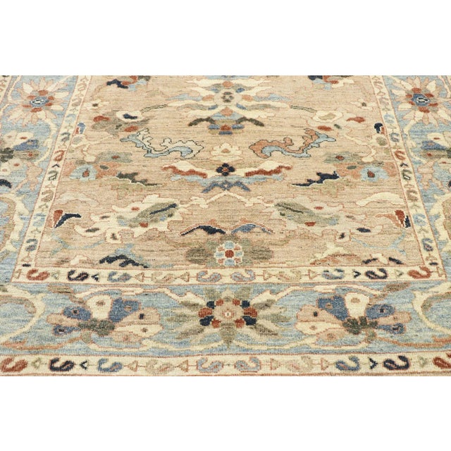 Persian Sultanabad Rug - 06'11 X 09'04 For Sale - Image 4 of 10