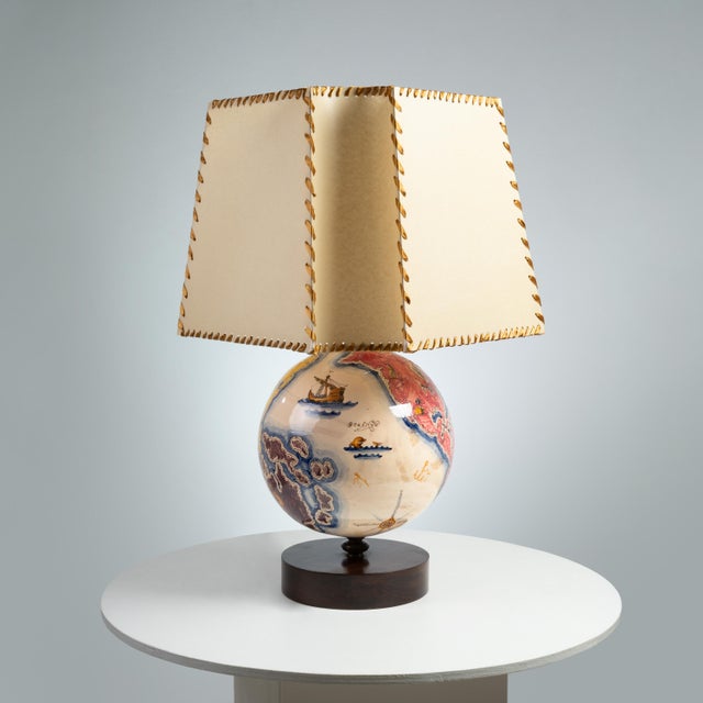Italian Earthenware Table Lamp, 1930s For Sale - Image 10 of 10