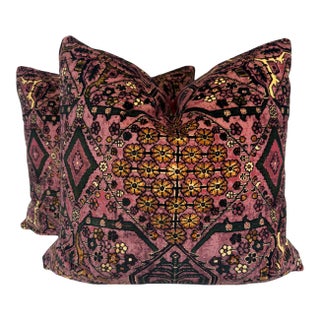 House of Hackney "Mey Meh" in Blush 22" Pillows-a Pair For Sale