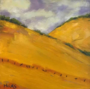 Mt. Diablo Golden Splendor, Plein Air California Landscape Painting