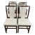 Vintage Rattan Dining Chairs With Chrome and Faux Ostrich,set of Six For Sale