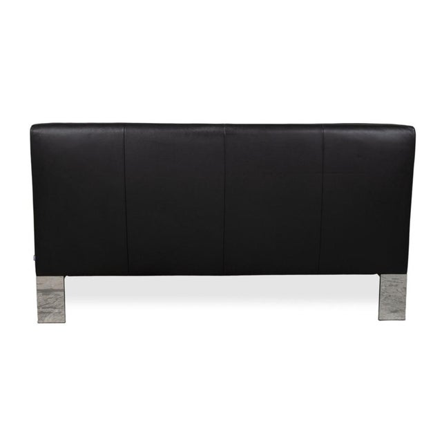 Glove JR-8900 2-Seater Sofa in Black Leather from Jori For Sale - Image 14 of 16