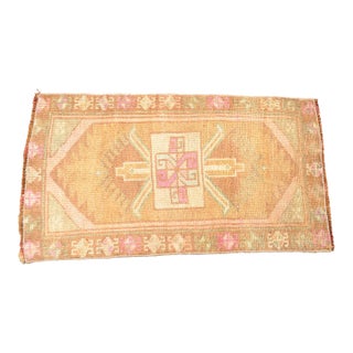 1960s Vintage Wool Rug For Sale