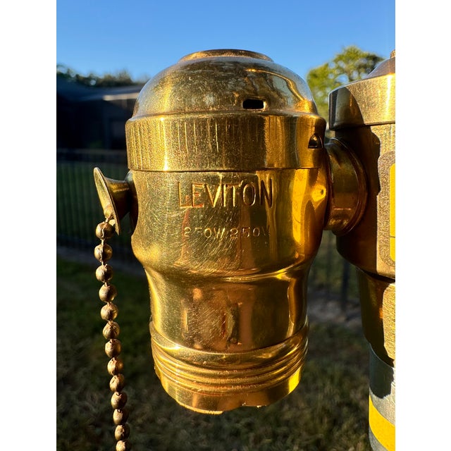 Vintage Marbro Venetian Murano Swirl Glass Table Lamp For Sale - Image 14 of 17