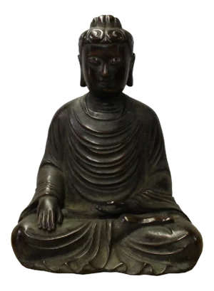 Handmade Bronze Finish Decent Look Sitting Buddha Statue