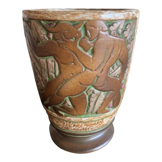 Mougin 1920 Les Heros Grecs Vase For Sale