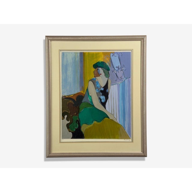 Itzchak Isaac Tarkay, Fauvist, "Cosette" Signed and Numbered Silkscreen, 20th c. Itzchak Isaac Tarkay "Cosette" hand-...