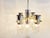 Vintage Italian Chrome and Glass Chandelier, 1970s For Sale - Image 6 of 12